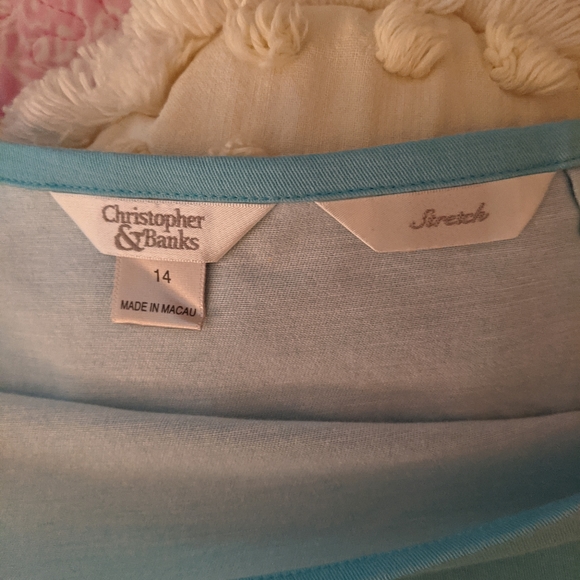 Sailboat skirt 97% cotton Christopher & Banks with ric-rac trim - Picture 3 of 4